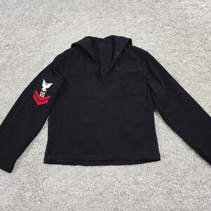 Military Surplus Mens WWII Boatswain Mate Navy Blue‎ Jumper Uniform Size S